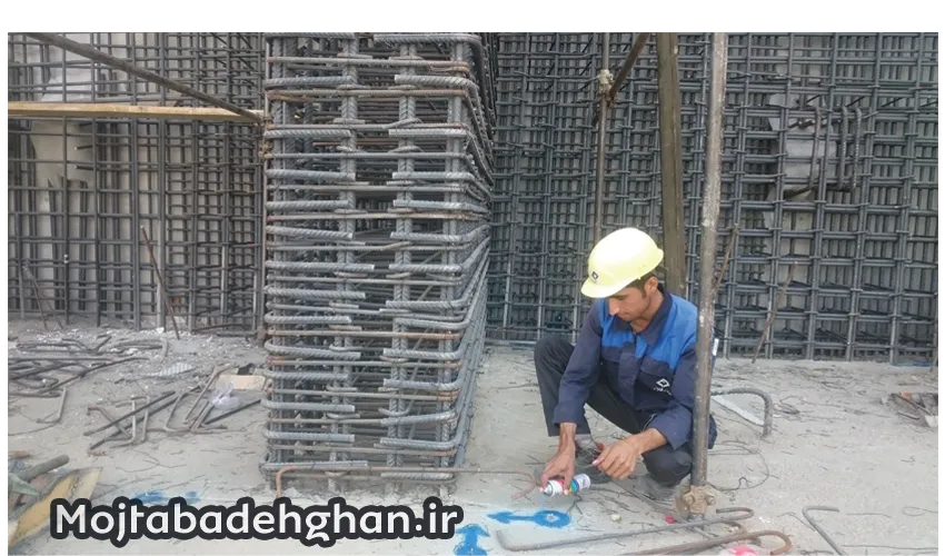 اجرای رامکا ستون ساختمان مشهد